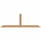 Ekena Millwork Portland Smooth Timber Gable Bracket, Western Red Cedar, 72"W x 24"H x 3 1/2"D x 3 1/2"F, 8/12 Pitch GBW072X24X0404POR00SWR - alternate 1
